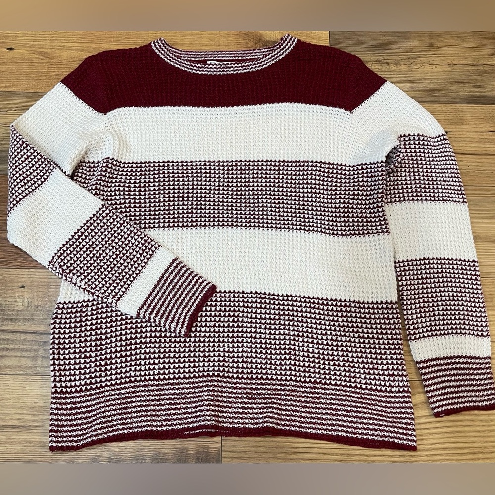 Red and White Sweater